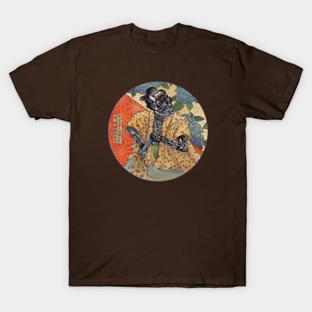 Cyborg Assassin Zen T-Shirt by ChetArt